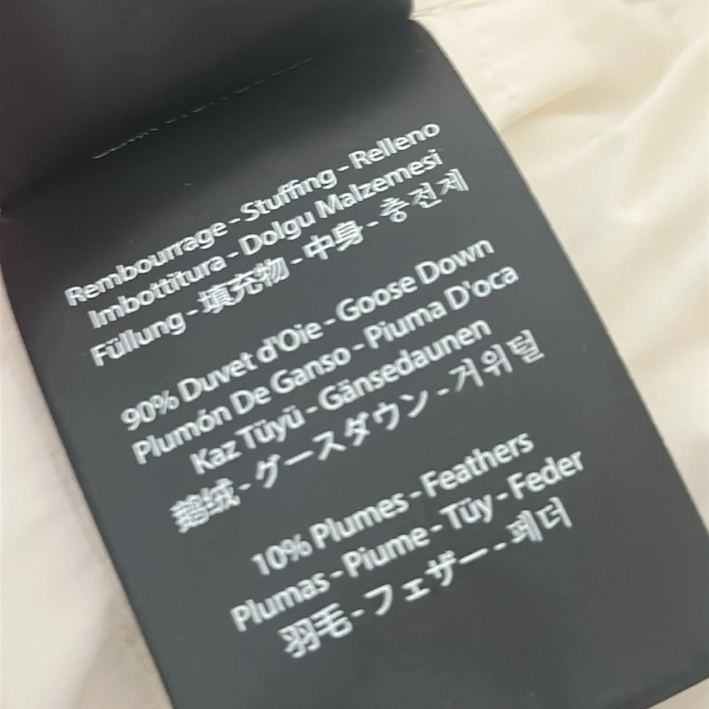 GORGEOUS MACKAGE goose down white wrap jacket S - Picture 13 of 17